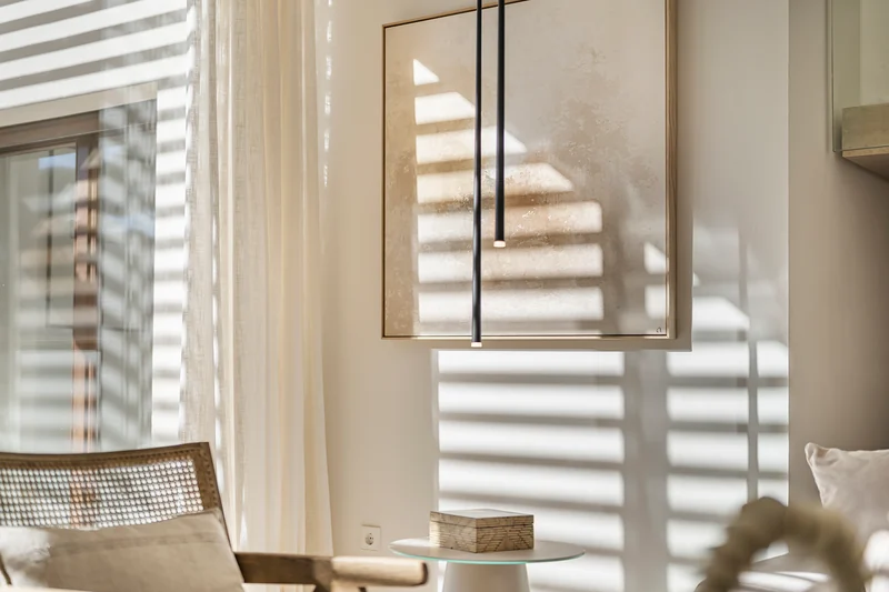 Staircase with light and shadow