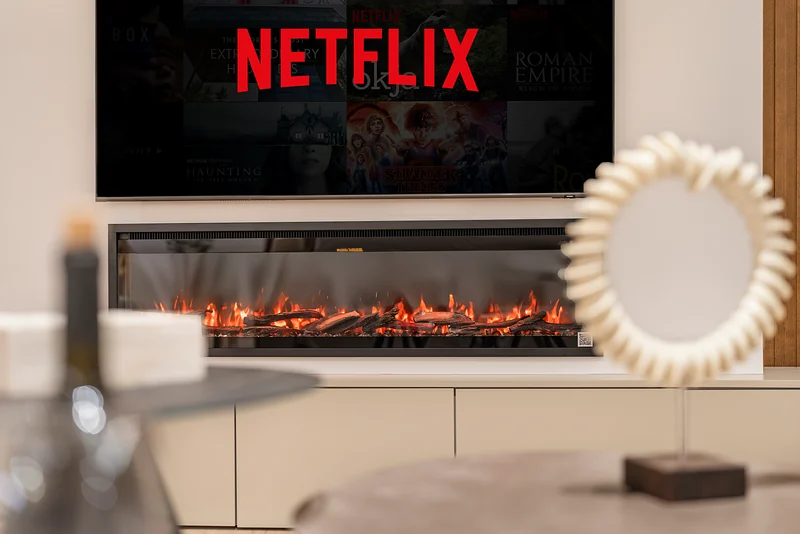 Fireplace in detail