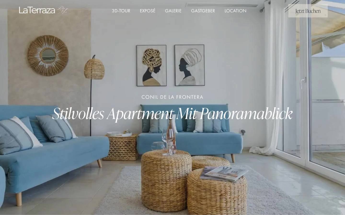 Bildschirmaufnahme der Website rioymar-conil.com